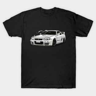 Nissan Skyline GTR R34 JDM Car Classic T-Shirt
